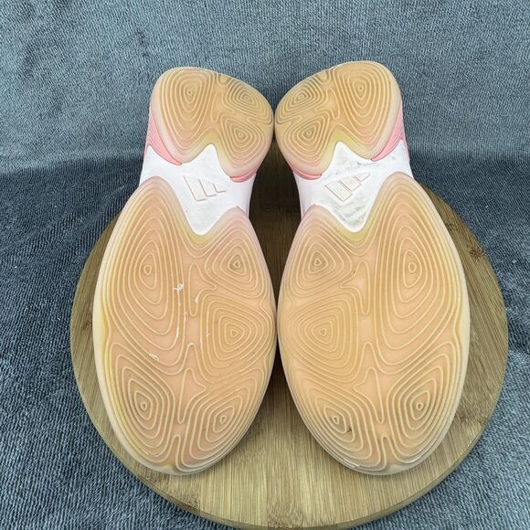 Adidas Exhibit Select Shoes Womens Size 8.5 Pink Basketball Court Sneaker - Picture 9 of 11